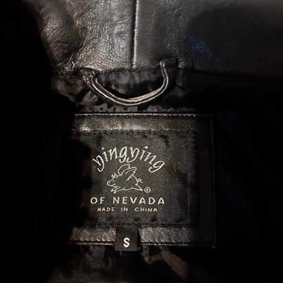 Ying Ying of Nevada Black Leather Studded Vest | Size S - Picture 5 of 7